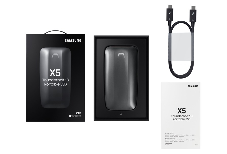 Начались продажи портативного диска Samsung SSD X5 - 2