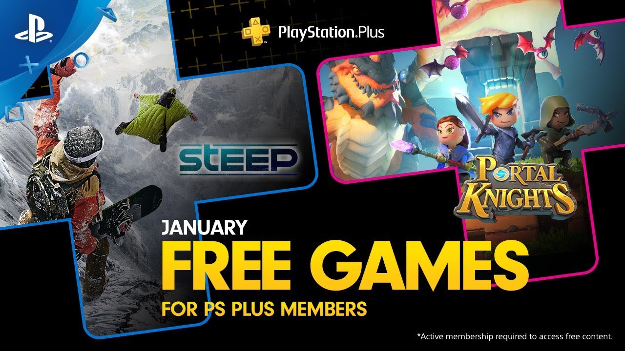 PlayStation Plus Январь 2019: Steep и Portal Knights
