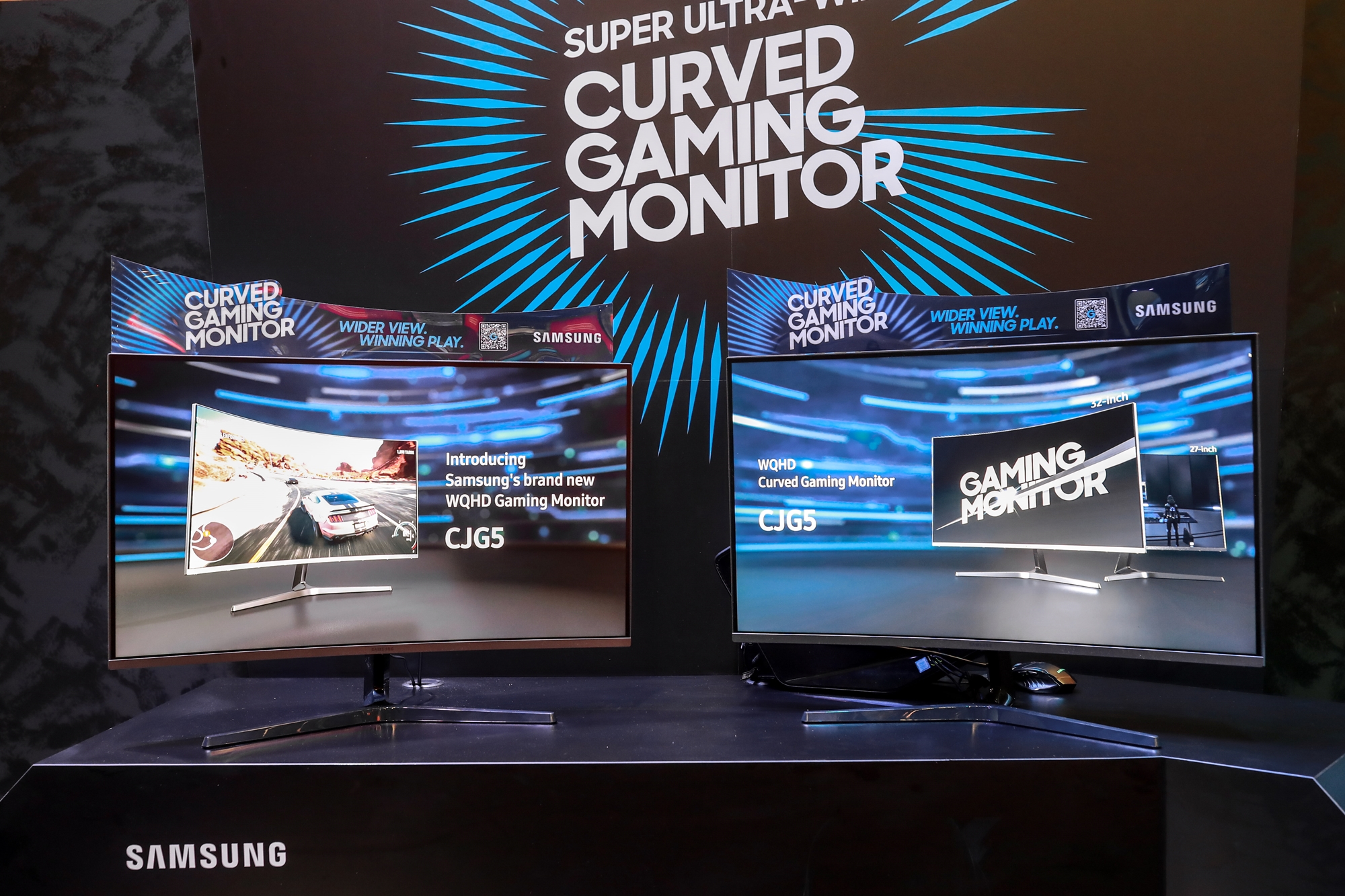 Samsung представляет игровой монитор CJG5 с изогнутым экраном - модели