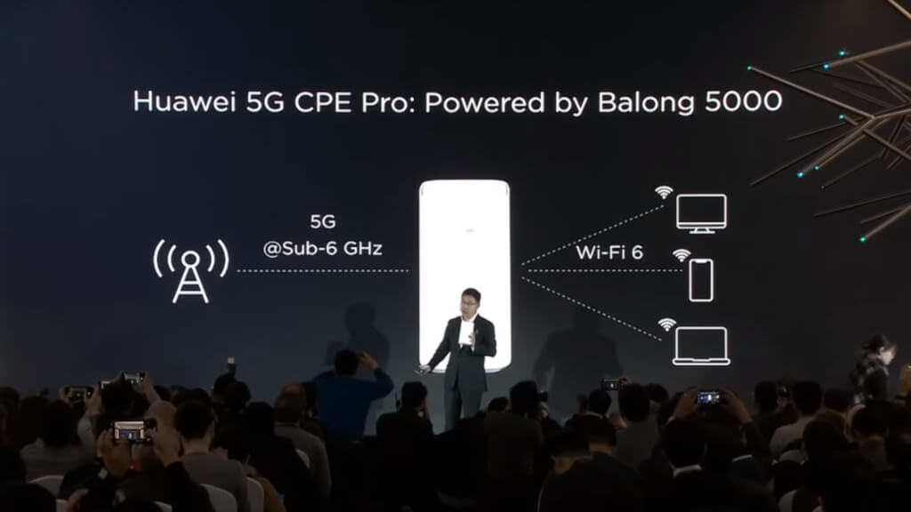 HUAWEI запускает производство 5G модема CPE Pro и 5G чипа