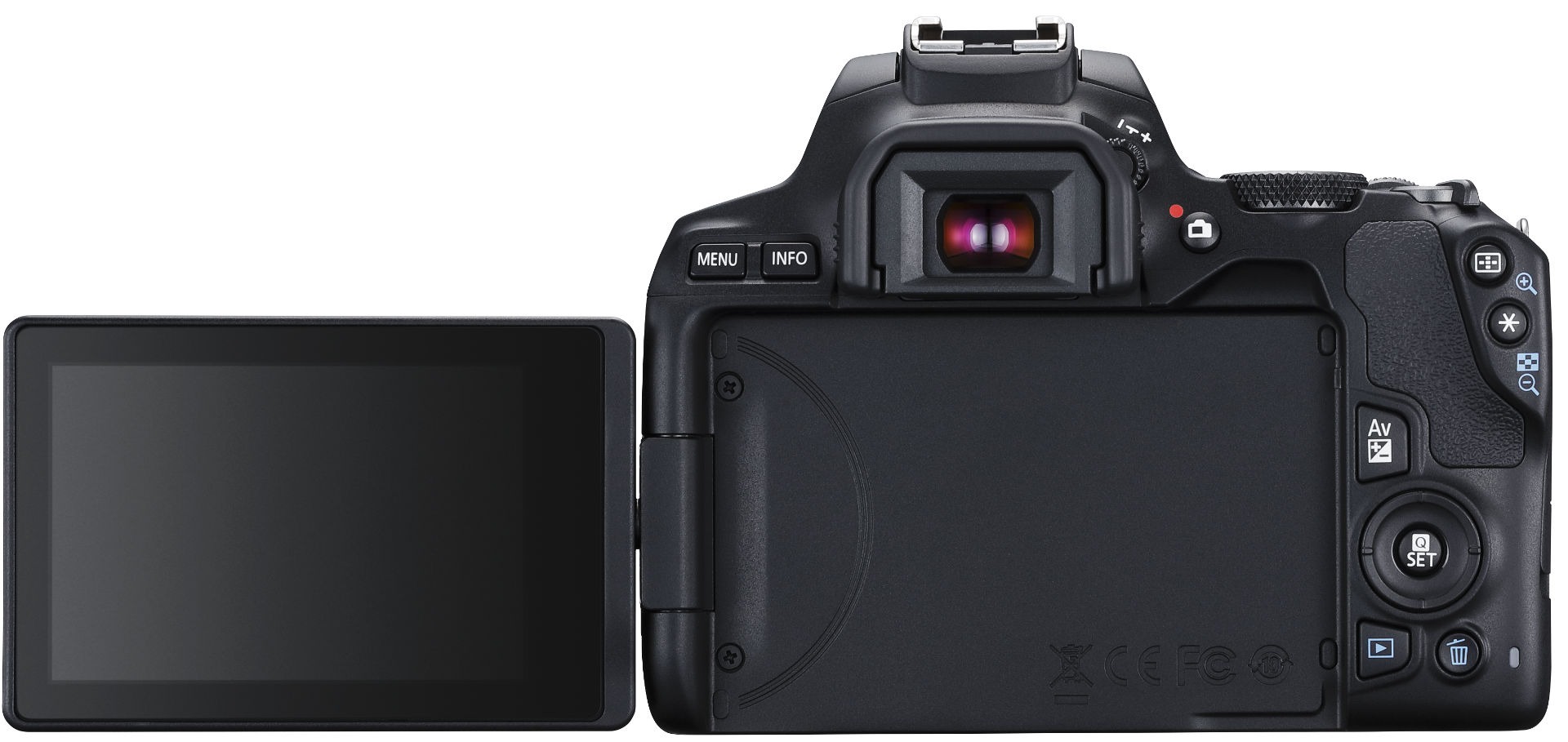 Canon EOS 250D - легкая камера с поворотным экраном